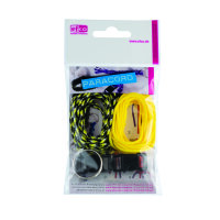 Paracord Starter Set, sortiert, gelb schwarz weiß, 5 - teilig