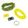 Paracord Starter Set, sortiert, gelb schwarz weiß, 5 - teilig