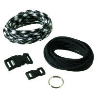 Paracord Starter Set, sortiert, schwarz weiß, 5 -...