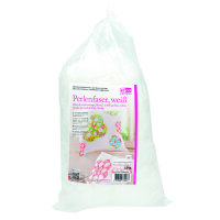 Perlenfaser, zum Befüllen und Dekorieren, weiß, 150 g