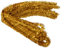 Pfeifenputzer  gold, 10 Stk. ø 8 mm / 50 cm