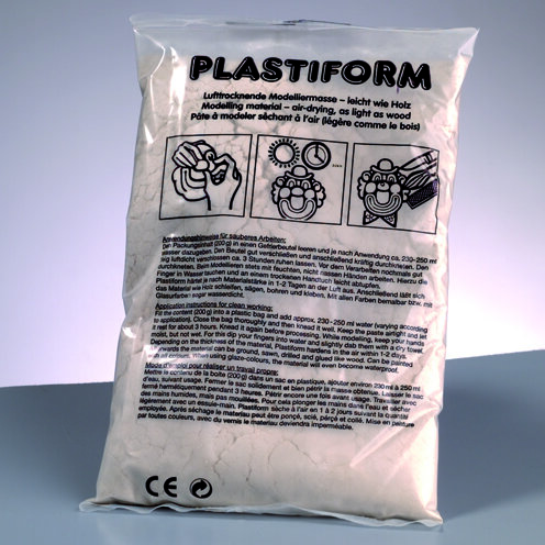 Plastiform, lufttrocknend, weiß, 200 g