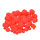 Pompons, für Dekorationen, orange, 75 Stk.