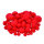 Pompons, für Dekorationen, rot, 75 Stk.