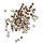 Quetschperle - Metallschmelz  goldfarbig, 100 Stk.