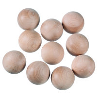 Rohholzkugeln, ungebohrt, ø 50 mm, 10 St.