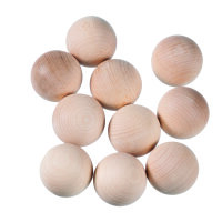 Rohholzkugeln, ungebohrt, ø 40 mm, 10 St.