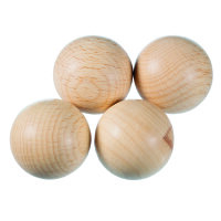 Rohholzkugeln, ungebohrt, ø 35 mm, 4 Stk.