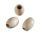 Rohholzoliven, gebohrt, roh, 22 x 30 mm ø 10 mm 6 Stk.