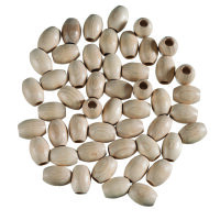 Rohholzoliven, gebohrt, roh 22 x 30 mm ø 10 mm 50 St