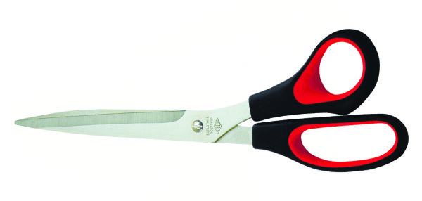 Schere Universal  schwarz / rot