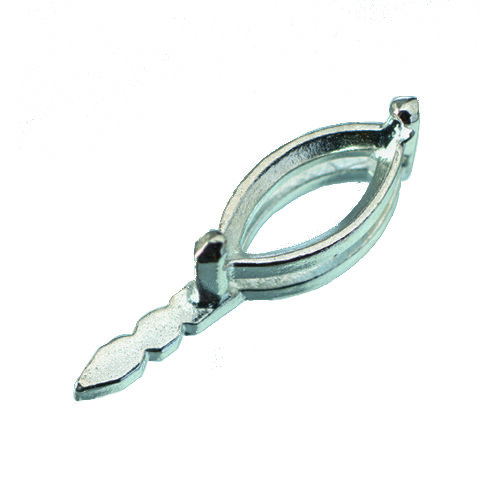 Schmuckteil, Steckfassung spitzoval 980, 980er Silber, 1 Stk.
