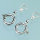 Schmuckteil, Springring 925 / 2 - teilig, 925er Silber, 2 Stk.