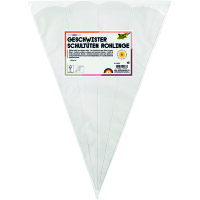 Schultütenzuschnitt glatt  weiß, 400g/m²