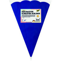 Schultütenzuschnitt glatt  dunkelblau, 400g/m²