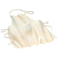 Schürze Baumwolle, mit Tasche, natur, 105 g/m²