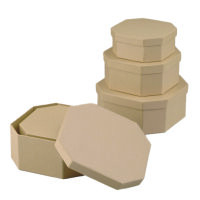 Set Boxen, achteckig  3 - teilig
