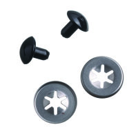 Sicherheitsaugen, Kunststoff, schwarz, 10 mm 2 Stk.