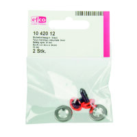 Sicherheitsaugen, Kunststoff, braun, 12 mm 50 Stk.