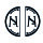 Siegelwachs, Initialen Doppelseitig, N