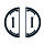 Siegelwachs, Initialen Doppelseitig, I