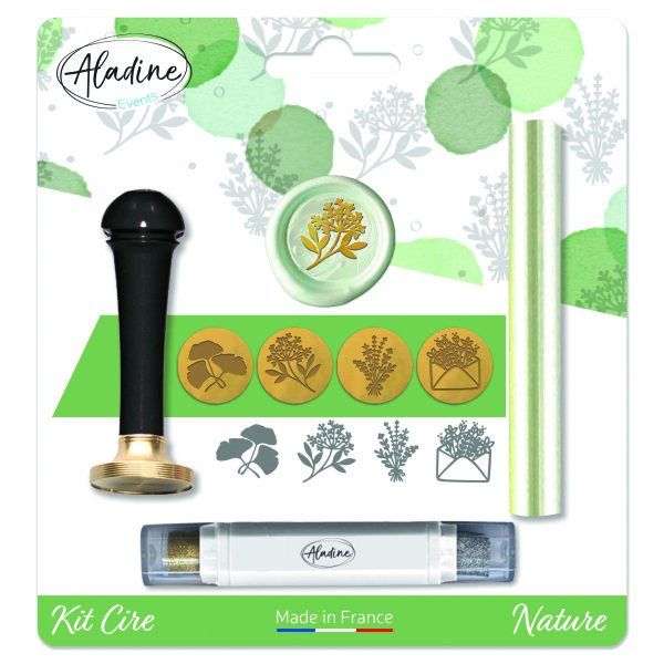 Siegelwachs Set, Nature  7 - teilig