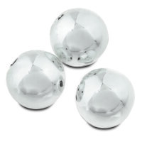 Silberperle Kunststoff  30 Stk. ø 8 mm