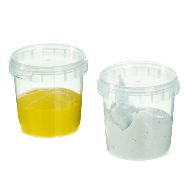 Silikon Abformknete, 2 Komponenten, weiß / orange, 150 g + 150 g
