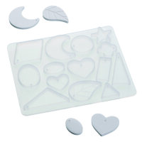 Silikonform, Hänger sortiert  14 - fach