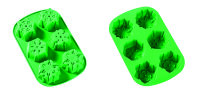 Silikonform, Schneeflocken  6 - fach