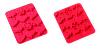 Silikonform, Weihnachtsmotive  12 - fach