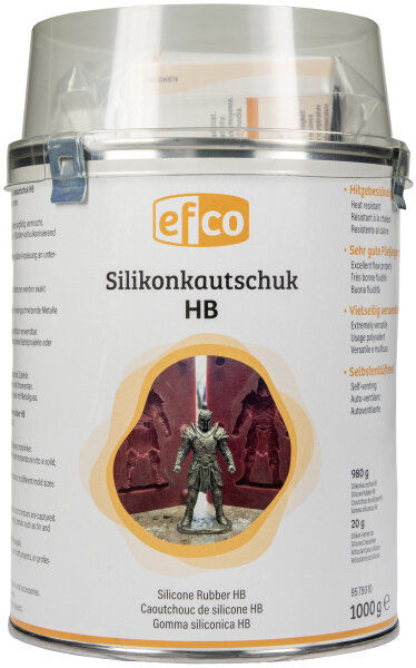 Silikonkautschuk HB, mit Vernetzer, rot, 1.000 g