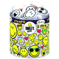 STAMPO, Stempel /- kissen Smiley  38 + 1 Stk.
