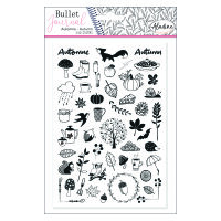 Stampo Bullet Journal, Herbst, transparent, 50 - teilig