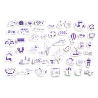 STAMPO Scrap, Stempel /- kissen Reise  42 + 1 Stk.