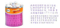 STAMPO Scrap, Stempel / - kissen Alphabet 2, sortiert, 103 + 1 Stk.