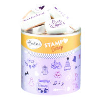 STAMPO Scrap, Stempel /- kissen Hochzeit  43 + 1 Stk.