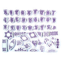 STAMPO Scrap, Stempel / - kissen Arabeske  48 + 1 Stk.