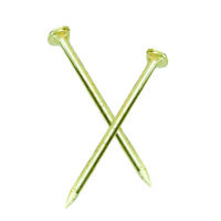 Stecknadeln, Eisen, goldfarbig, 13 mm 50 g