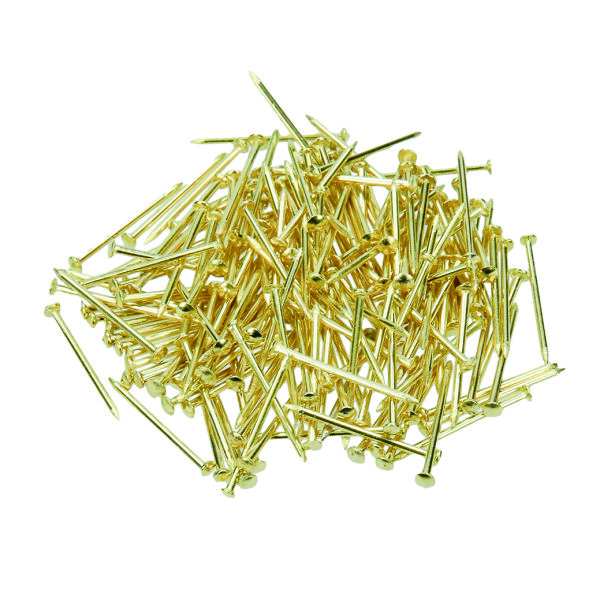 Stecknadeln, Eisen, goldfarbig, 18 mm 500 g