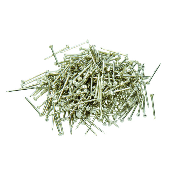 Stecknadeln, Eisen, vernickelt, 10 mm 50 g