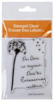 Clear-Stempel Trauer