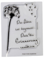 Stempel Clear, Trauer Das Leben ..., transparent, 1 - teilig