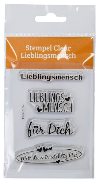 Clear-Stempel Sprüche