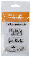 Clear-Stempel Sprüche