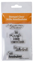 Clear-Stempel Trauer