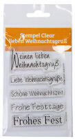 Clear-Stempel Winter und Weihnachten