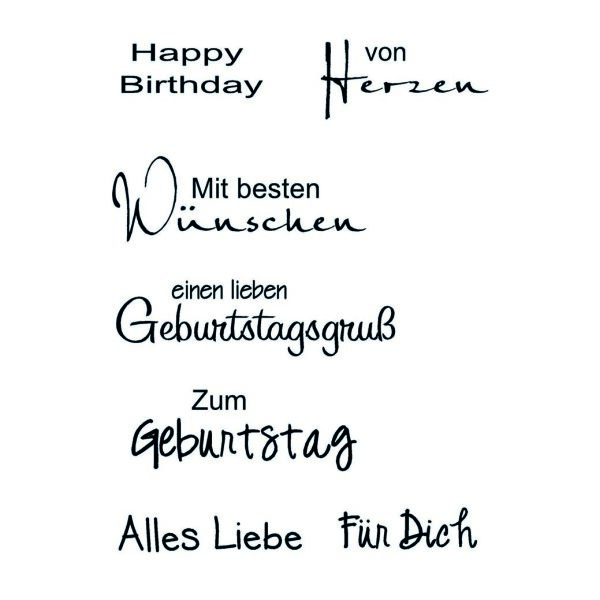 Clear-Stempel Anlässe