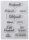 Stempel Clear, Handgemacht, transparent, 10 - teilig