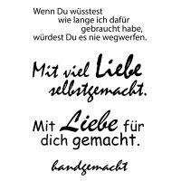 Stempel Clear, Wenn Du wüsstest, transparent, 4 -...